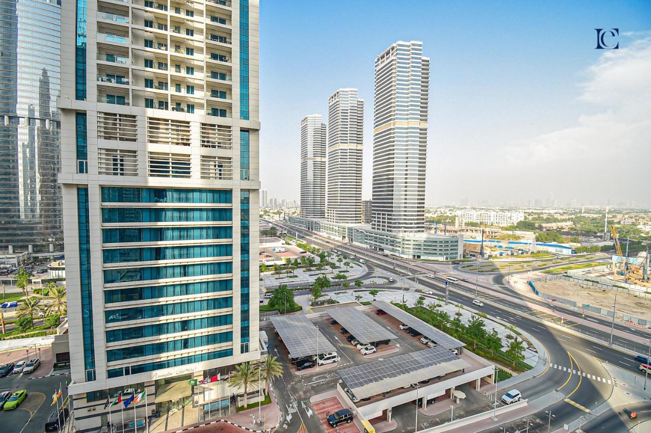 Luxury Escapes - Modern Studio Apt - Metro, Beach & Mall Mins Away Dubái Exterior foto