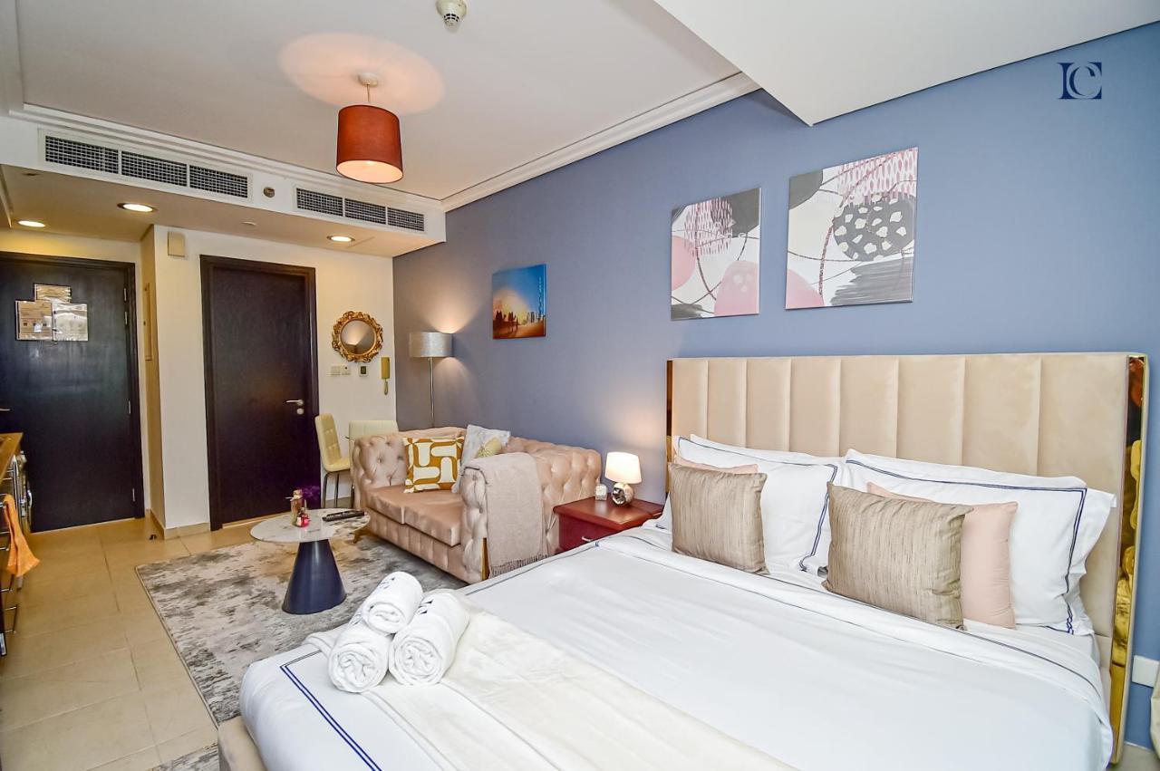 Luxury Escapes - Modern Studio Apt - Metro, Beach & Mall Mins Away Dubái Exterior foto